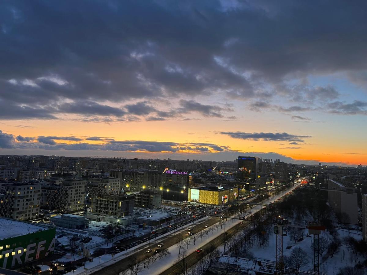 Apartament Skyscrapper Z Widokiem Na Panorame Warszawy Warszawa Eksteriør billede