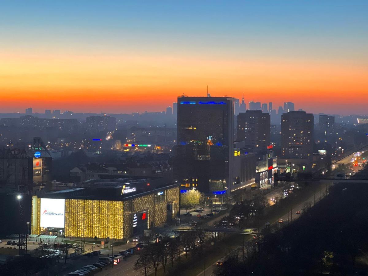 Apartament Skyscrapper Z Widokiem Na Panorame Warszawy Warszawa Eksteriør billede