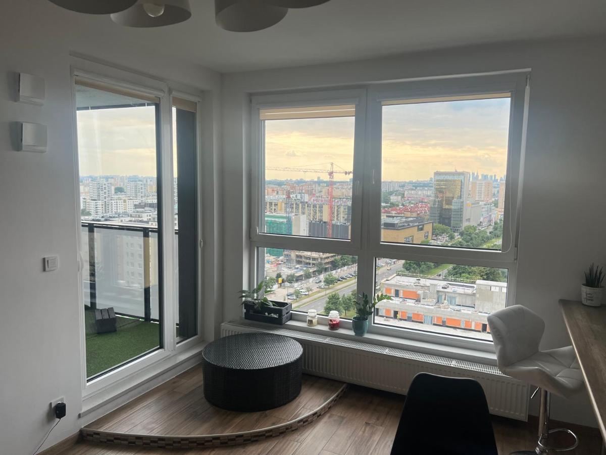 Apartament Skyscrapper Z Widokiem Na Panorame Warszawy Warszawa Eksteriør billede
