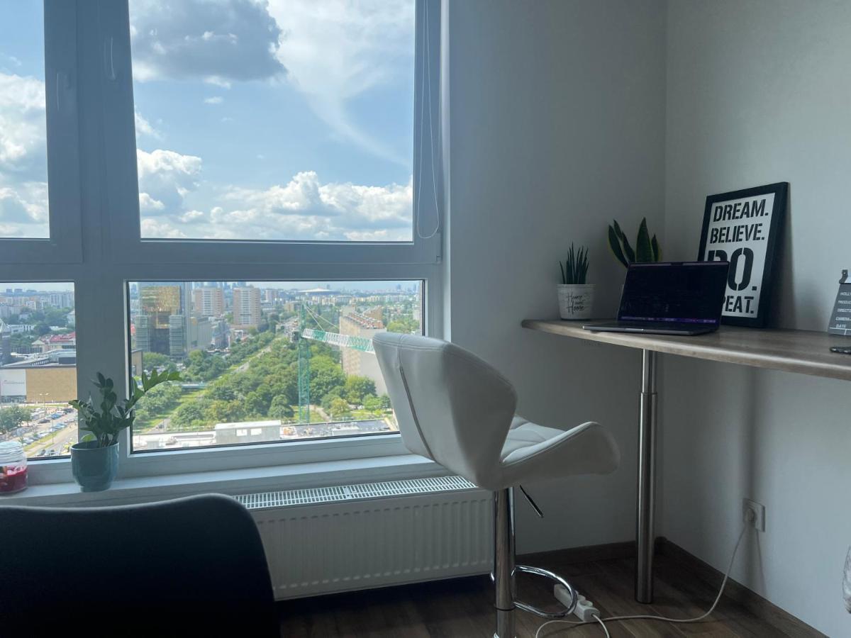 Apartament Skyscrapper Z Widokiem Na Panorame Warszawy Warszawa Eksteriør billede